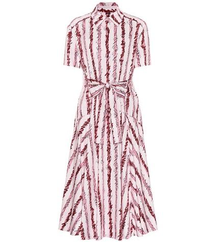 Burberry Sacha Printed Cotton Poplin Dress