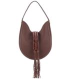 Brunello Cucinelli Ghianda Knot Hobo Leather Shoulder Bag