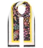 Malone Souliers By Roy Luwolt Floral-printed Cashmere Scarf