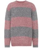 Acne Studios Albah Striped Alpaca-blend Sweater