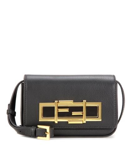 Fendi Mini 3baguette Leather Shoulder Bag