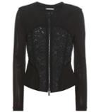 Diane Von Furstenberg Tayah Lace And Crêpe Jacket