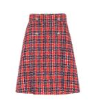 Gucci Checked Tweed Miniskirt