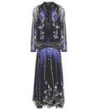 Roberto Cavalli Printed Silk Gown