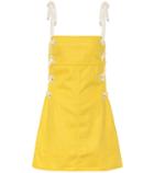 Staud Raft Linen-blend Dress