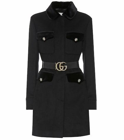 Gucci Embellished Wool-blend Coat