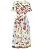 Magda Butrym Printed Stretch Cotton Dress