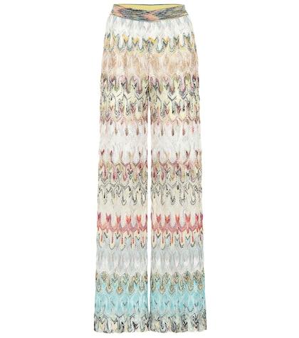 Rotate Birger Christensen Wide-leg Knit Pants