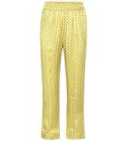 Alexachung Printed Silk Pajama Pants