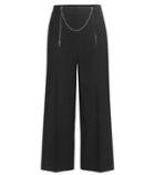 Alexander Wang Mytheresa.com Exclusive Embellished Cotton And Wool Cropped Trousers