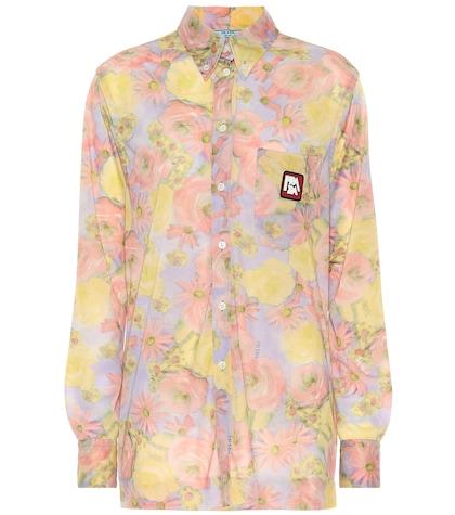 Prada Floral Crêpe Shirt
