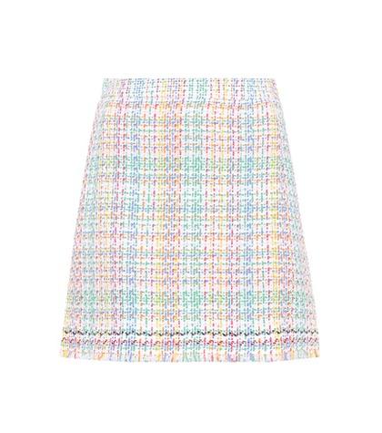 Thom Browne Cotton-blend Tweed Miniskirt