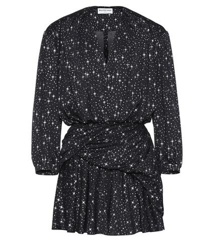 Balenciaga Printed Mini Dress