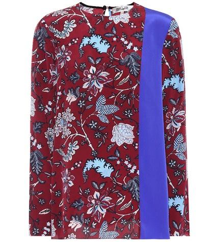 Diane Von Furstenberg Silk Crêpe De Chine Top
