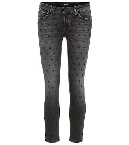 7 For All Mankind Pyper Crop Mid-rise Skinny Jeans
