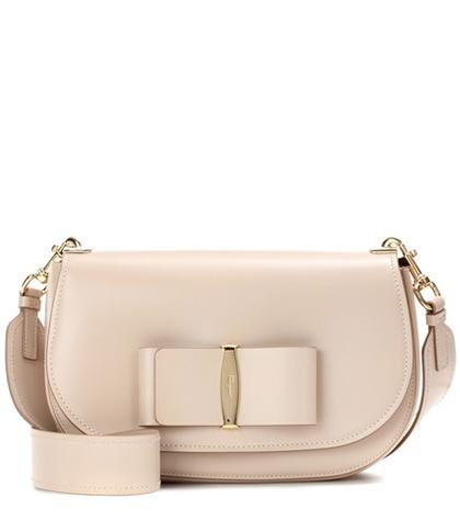 Salvatore Ferragamo Anna Leather Shoulder Bag