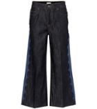 Redvalentino Wide-leg Cropped Jeans