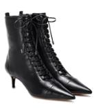 Alexandre Birman Lace-up Leather Ankle Boots
