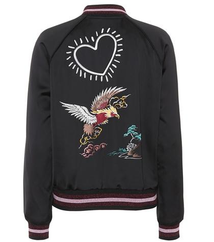 Coach X Keith Haring Satin Bomber Jacket