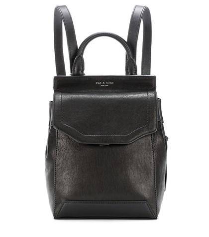 Saint Laurent Small Pilot Leather Backpack