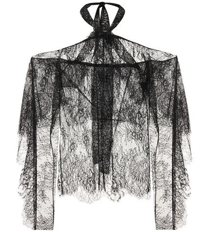 Philosophy Di Lorenzo Serafini Lace Cold-shoulder Top