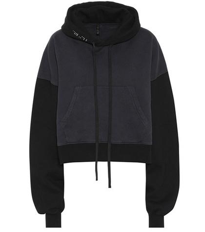 Self-portrait Cotton Jersey Hoodie
