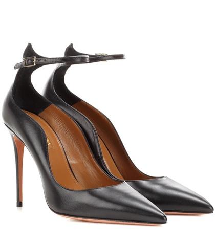Aquazzura Dolce Vita 105 Leather Pumps