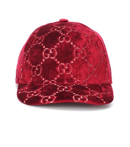 Gucci Gg Velvet Cap