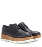 Jil Sander Platform Leather Derby Shoes