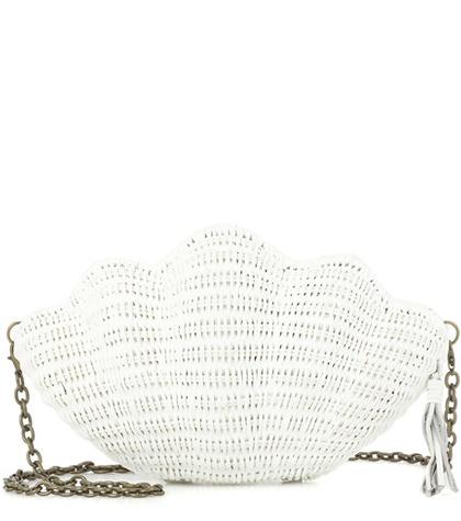 Mara Hoffman Jane Woven Wicker Shoulder Bag