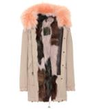 Mr & Mrs Italy Parka Fur-lined Cotton Coat