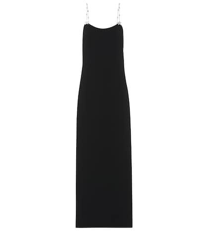Miu Miu Embellished Cady Maxi Dress