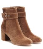 Gianvito Rossi Lucas Corduroy Ankle Boots