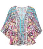 Etro Printed Silk Cover-up