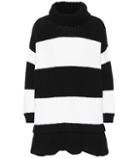 Valentino Striped Virgin Wool Dress