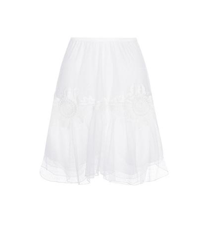 Chlo Cotton Lace Skirt