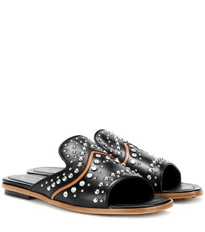 Proenza Schouler Embellished Leather Sandals