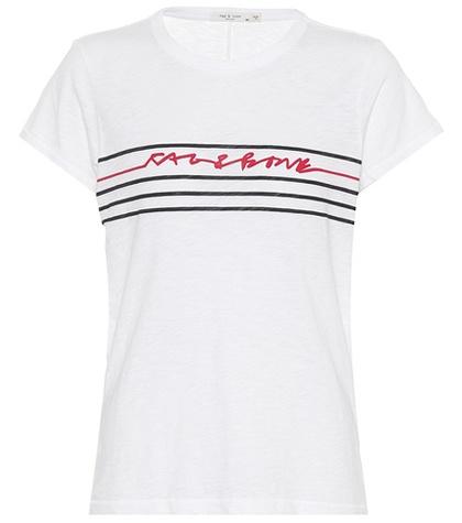 Rag & Bone Script Logo Cotton T-shirt