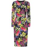 Dolce & Gabbana Floral Stretch Silk Cady Dress