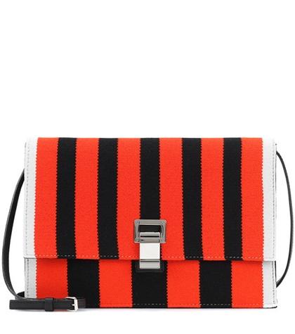 Proenza Schouler Small Lunch Striped Shoulder Bag