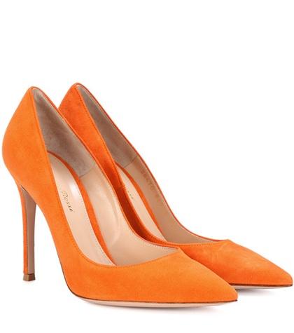 Opening Ceremony Gianvito 105 Suede Pumps