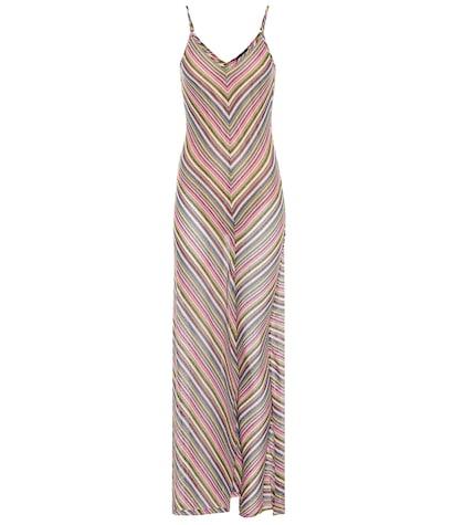 Y/project Striped Cotton-blend Maxi Dress