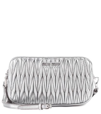 Nike Matelassé Leather Shoulder Bag