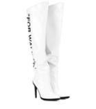 Off-white Leather Boots