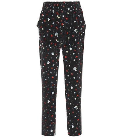 Ganni Nolana Floral Silk Pants