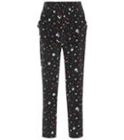 Ganni Nolana Floral Silk Pants