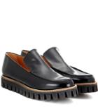 Ganni Mimi Shine Leather Loafers