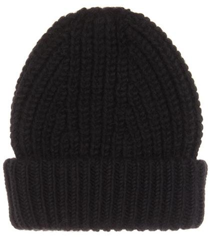 Ganni Hoy Wool And Mohair-blend Knitted Hat