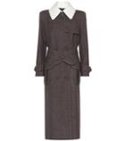Valentino Houndstooth Cotton-blend Coat