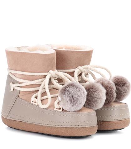 Inuikii Classic Pompom Fur-lined Boots